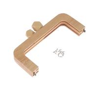 TRENIS Tornillos de Marco de Madera de Material for Bolso, 20Cm, Dentro del Marco de Madera con asa for Bolso (Color : Beige, Size : 1 Size)