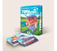TRENLETRAS, ¡Un Juego para Toda la Familia, de 2 a 8 Jugadores. Utiliza Tus Palabras en Este Sencillo Juego Lleno de Letras. Ayúdate con el maquinista y el vagón de combustib