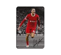 Trent Alexander-Arnold 3 - Póster retro de metal con texto en inglés "Chic Art Retro Iron Painting Bar People Cueva Cafe Family Garage Poster Wall Decor 8 x 12 pulgadas (20 x 30 cm)