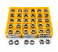 TRENTSNOOK Carburo RPMT1204MOE JS VP15TF RPMT10T3MOE Metal RPMT 1204 CNC Cortador de molienda de torno de tornillo de piezas Rpmt Herramienta de torneado(RPMT1204MOE VP15TF)