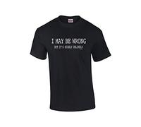 Trenz Shirt Company Hombre Divertido Eslóganes T de Refranes Shirts-i Puede ser Camiseta de Mal Negro Negro