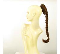 Trenza Cola de caballo postizo mujer longo 50 cm cobrizo color dorado 4/30