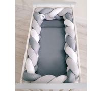 Trenza Cuna XXL - COLOR : Gris, Conjunto 2 piezas: SÍ + (25€ )