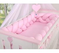 Trenza Cuna XXL - COLOR : Rosa, Conjunto 2 piezas: SÍ + (25€ )