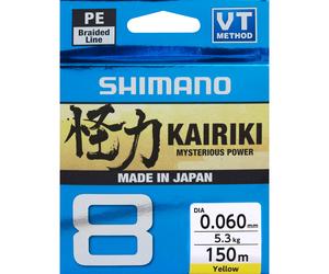 Trenza Shimano Kairiki 8 150 m 0,06 mm