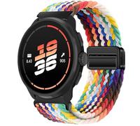 Trenzada Correa para SUUNTO Race 3S, Nylon,Magnetic | Hebilla Magnética Fuerte, Correa Nylon Tejido, Ajustable, Elástico, Transpirable, Deporte, Hombre Mujer