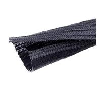 Trenzado para Cables Manguito de Cable expandible Trenzado de Pet autocerrado, superposición automática de líneas, Telar Flexible, tubería Dividida, 1 Pieza(16MM*50METERS)