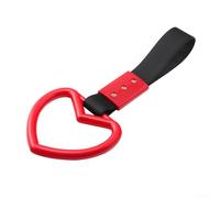 Trenzado/plástico plateado negro plateado negro negro blanco para anillo de seguridad electrostática colgante mano en forma de corazón de nailon para anillo para parachoques trasero - (2 unidades