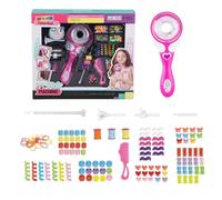 Trenzador automático de cabello para niños, máquina eléctrica de trenzado, kit de herramientas de peinado para decoración de cabello, herramienta de trenzado de cabello trenzado para niñas pequeñas