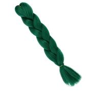 Trenzas de caja ombré de pelo sintético gigante de 24 pulgadas, largas, for mujer, estilo de fiesta, color azul, for alta temperatura(1 21)
