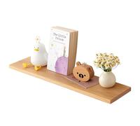 TREOAKWIS Estanteria Pared, Estante Flotantes de Madera para Decoración, Marcos de Fotos, Adornos, La Sala de Estar, La Habitación de Los Niños, Dormitorio, Baño, Oficina (30 cm)