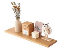 TREOAKWIS Estanteria Pared, Estante Flotantes de Madera para Decoración, Marcos de Fotos, Adornos, La Sala de Estar, La Habitación de Los Niños, Dormitorio, Baño, Oficina (40 cm)