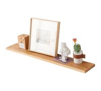 TREOAKWIS Estanteria Pared, Estante Flotantes de Madera para Decoración, Marcos de Fotos, Adornos, La Sala de Estar, La Habitación de Los Niños, Dormitorio, Baño, Oficina (60 cm)