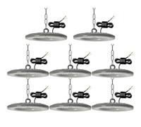 treoir 200W UFO LED Lámpara Alta Bahía, 24000LM Naves Industriales 6500K Blanco Frío Campana LED Industrial,IP65 Impermeable Focos Led Interior UFO Foco Led Industrial para Fábrica Garaje(8pcs)