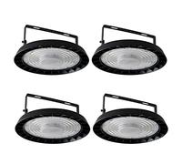 treoir 300W UFO LED Lámpara de Alta Bahía, 30000LM Focos LED Industrial 6500K Blanco Frío Naves Industriales LED, IP65 Impermeable UFO LED Taller Lámpara para Fábrica Garaje (4pcs)
