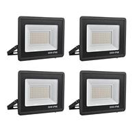 treoir Focos LED Exterior 50W,Proyector LED 5000LM Foco LED,IP66 Impermeable 3500k Foco Proyector Led para Jardín,Garaje,Patio,Almacén,Estacionamiento(50W,Luz calida-4pcs)