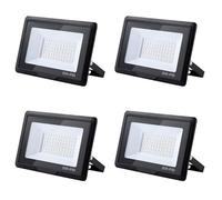 treoir Focos LED Exterior 50W, Superbrillante 5000LM, IP66 Impermeable Proyector 6000K Blanco Frío para Garaje, Jardín, Patio, Estacionamiento (4pcs)