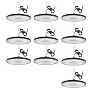 treoir UFO LED Lámpara de Alta Bahía 200W, 20000LM Naves Industriales LED Blanco Frío 6500K UFO Foco Led Industrial, Impermeable IP65 UFO LED Taller Lámpara para Garaje Fábrica (10pcs)