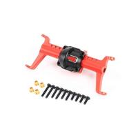 TREPMEUN Carcasa de Eje Delantero de aleación Completa RCA-WD for FMS FCX24 1/24 Crawler, Piezas de actualización(Rood)