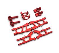TREPMEUN For HNR H9802 for H9803 for E30 Edición 1/10 RC Copa de dirección de Brazo oscilante de Metal Copa Trasera del Asiento C Juego de componentes de 5 Piezas(Rood)