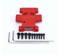 TREPMEUN Placa de fijación for Caja de Cambios Intermedia RCA-WD for orugas FMS 1/24 FCX24 1/18, Piezas de actualización(Rood)