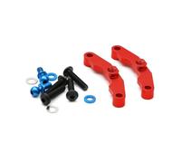 TREPMEUN Soporte de Brazo Superior de Metal 54651 for Tam-iya TT-02-S TT02 Type-S TT02S 1/10 RC Car Upgrade Parts Accessories(Rood)