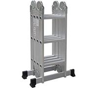 TREPPE Escalera Articulada Plegable Multifunción Aluminio 4x3 Escalones 3,58m