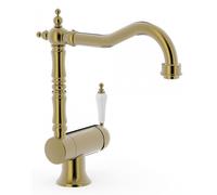 Tres Abatible grifo de cocina de pie latón 242.334.01.LV
