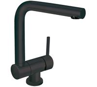 Tres Abatible grifo de cocina de pie negro 030.335.NM