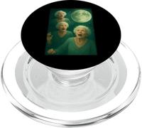 Tres Abuelitas Luna 3 Señoras Viejas Retro Aullando Maldito Meme PopSockets PopGrip para MagSafe