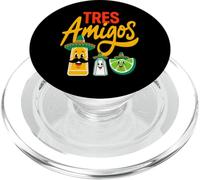 Tres Amigos Tequila Sal Lima Bebida Divertida PopSockets PopGrip para MagSafe