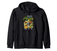 Tres Amigos Tequila Sal Limón Cinco de Mayo Mexicano Sudadera con Capucha