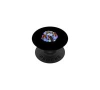 Tres Basset Hounds aúllan en la Luna, Padre de Perro Amante del Basset Hound PopSockets PopGrip Adhesivo