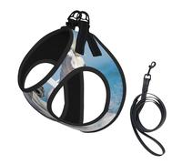 Tres Caballos Blancos,Arnés para Mascotas, arnés Reflectante Ajustable para Perros,M