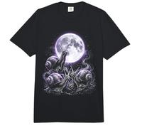 Tres Caracoles Luna Noche Magia Bruja Comfort Colors Adult Heavyweight T-Shirt