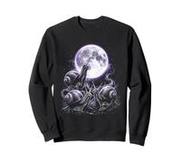 Tres Caracoles Luna Noche Magia Bruja Sudadera