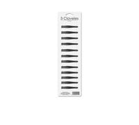 Tres Claveles Pinza Ancha Negra 8 cm Pack 12 Unidades