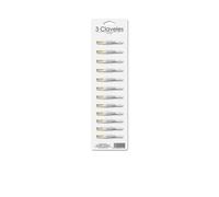 Tres Claveles Pinza Cangrejo P.Oro 8 cm. Pack 12 Unidades