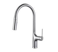 Tres de Tres Funciones de latón de Tres Funciones de Agua fría y Caliente Crane de Agua Montaje de Cocina montado en la Mezcla de Grifo de Cocina (V62-Crome)