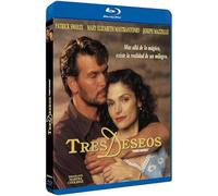Tres Deseos 1995 Blu-Ray Three Wishes Edicion Española, Audio Castellano, Martha Coolidge, Patrick Swayze, Mary Elizabeth Mastrantonio, Joseph Mazzello