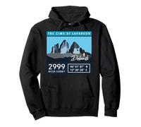 Tres dolomitas de estaño caminatas por la montaña Tres Dolomitas Tre Cime Di Lavaredo Sudadera con Capucha