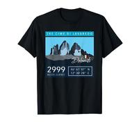 Tres Dolomitas de peltre Tre Cime Di Lavaredo Senderismo de Montaña Camiseta
