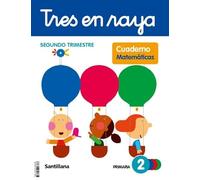 TRES EN RAYA CUADERNO MATEMATICAS 2 PRIMARIA 2 TRIM (CONSTRUYENDO MUNDOS)