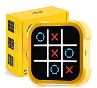 Tres en Raya Electronico, Juegos de Viaje Portátiles 3 en 1, Electrónico Tic TAC Toe Bolt para Educación, Juego de Fiesta Familiar, Regalos De Cumpleaños para Todas Las Edades (A)