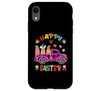 Tres gnomos sosteniendo Huevo Feliz día de Pascua camión Pascua niños Carcasa para iPhone XR