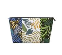 Tres Hojas Tropicales, Bolsa de artículos de tocador Bolsa de Maquillaje Bolsa de cosméticos Bolsa de artículos de tocador de Viaje portátil