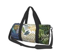 Tres Hojas Tropicales, Bolsa de Viaje de Gran Capacidad, Bolso Redondo, Bolsa de Viaje Deportiva, Bolsa de Mano, Bolsa de Fitness