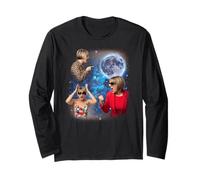 Tres Karens Aullando a la Luna Meme extraño 3 Karen Moon Manga Larga