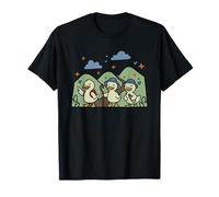 Tres Lindos Patos Senderismo montaña Sendero Naturaleza Explorador Camiseta