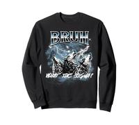 Tres Lobos Aullando Luna Sigma Alpha - Bruh, What The Sigma? Sudadera